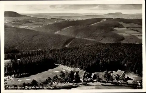 Ak Jöhstadt Erzgebirge, Fliegeraufnahme vom Schullandheim, Nr. 10731