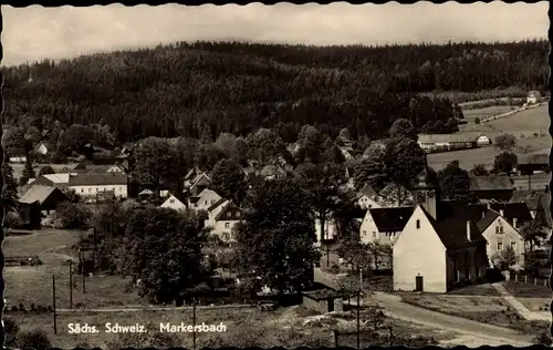 Ak Markersbach Bad Gottleuba in Sachsen, Blick auf Ort und Umgebung