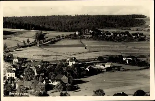 Ak Erlbach im Vogtland, Lindenhöhe, Panorama