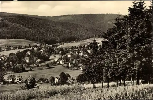 Ak Erlbach im Vogtland, Gesamtansicht