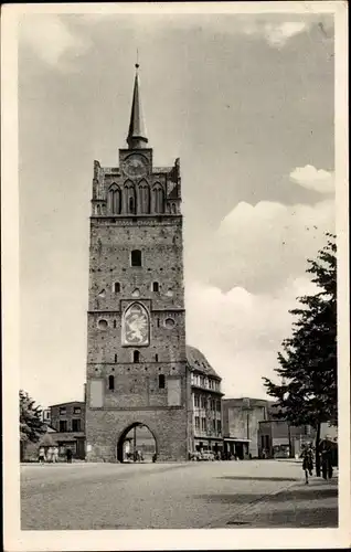 Ak Hansestadt Rostock, Kröpeliner Tor, Wappen