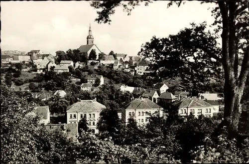 Ak Dohna in Sachsen, Ortsansicht, Kirchturm