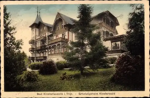 Ak Bad Klosterlausitz Thüringen, Erholungsheim Klosterwald