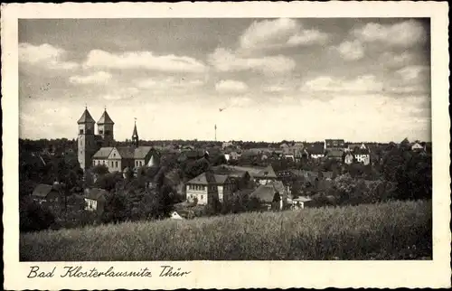 Ak Bad Klosterlausnitz in Thüringen, Ortsansicht, Kirche