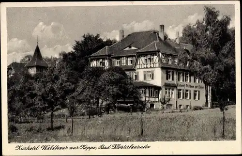 Ak Bad Klosterlausnitz Thüringen, Kurhotel Waldhaus zur Köppe