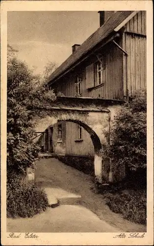 Ak Bad Elster im Vogtland, Alte Schule