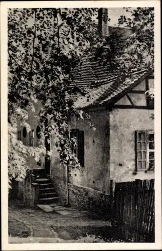 Ak Renthendorf in Thüringen, Geburtshaus Alfred Brehm