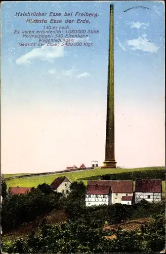 Ak Halsbrücke in Mittelsachsen, Halsbrücker Esse