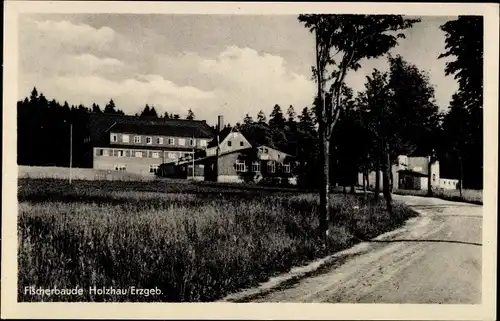 Ak Holzhau Rechenberg Bienenmühle Erzgebirge, Fischerbaude