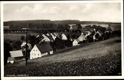 Ak Langenau Brand Erbisdorf in Sachsen, Niederdorf