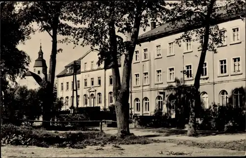 Ak Großhartmannsdorf im Erzgebirge, Gebäude