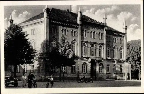 Ak Sternberg in Mecklenburg, Rathaus