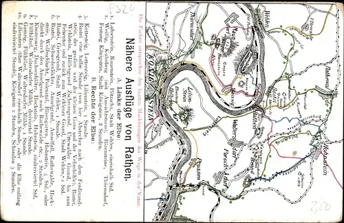 Ak Rathen an der Elbe Sächsische Schweiz, Gasthaus Erbgericht