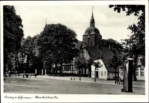 Ak Burg auf der Insel Fehmarn, Breitestraße, Kirche