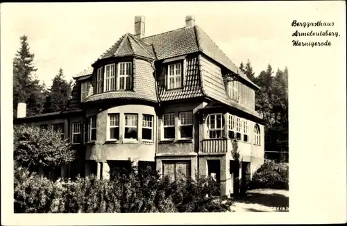 Ak Wernigerode Harz, Berggasthaus Armeleuteberg
