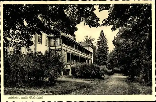 Ak Weilmünster im Taunus Hessen, Kindersanatorium, Kurheim Haus Rheinland