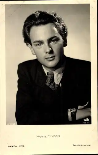 Ak Schauspieler Heinz Ohlsen, Portrait, Anzug