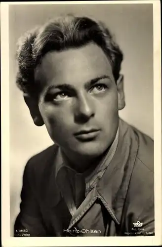 Ak Schauspieler Heinz Ohlsen, Portrait, Ross Verlag 3342/2