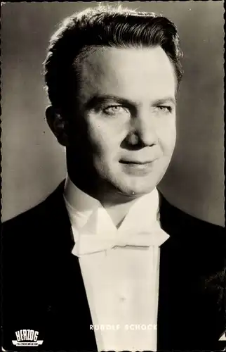 Ak Schauspieler Rudolf Schock, Portrait, Die Stimme der Sehnsucht