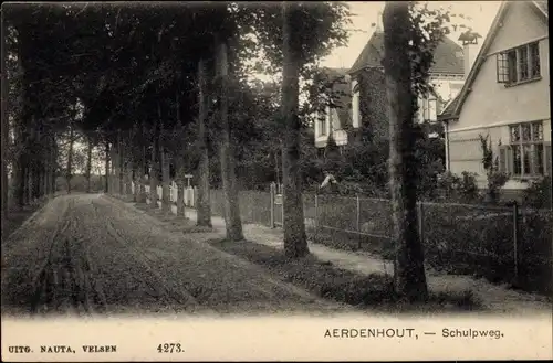 Ak Aerdenhout Nordholland Niederlande, Schulpweg