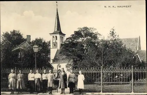 Ak Hauwert Nordholland Niederlande, N. H. Kerk