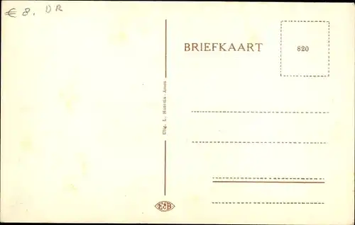 Ak Assen Drenthe Niederlande, Boschstraat