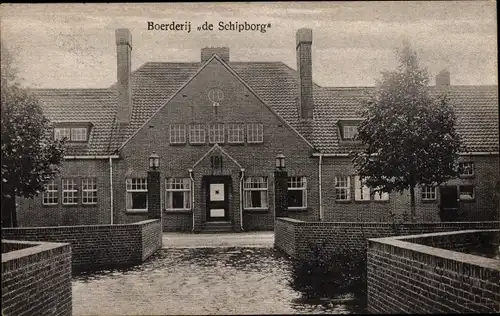 Ak Schipborg Drenthe Niederlande, Boerderij de Schipborg