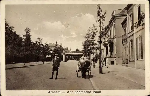 Ak Arnhem Gelderland Niederlande, Apeldoornsche Poort