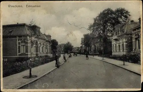 Ak Winschoten Groningen Niederlande, Emmastraat