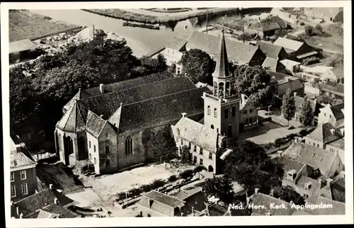 Ak Appingedam Groningen Niederlande, Ned. Herv. Kerk