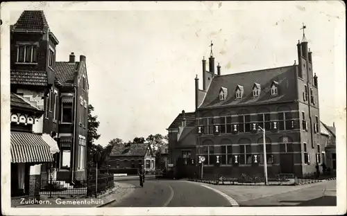 Ak Zuidhorn Groningen Niederlande, Gemeentehuis
