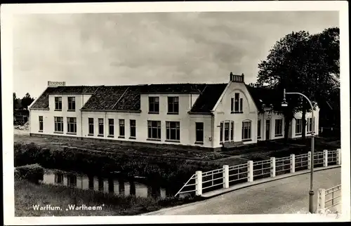 Ak Warffum Groningen Niederlande, Fabrikgebäude