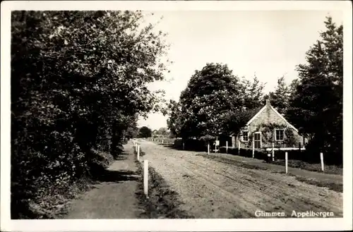 Ak Glimmen Groningen Niederlande, Appelbergen