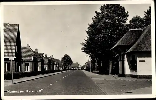 Ak Muntendam Groningen, Kerkstraat