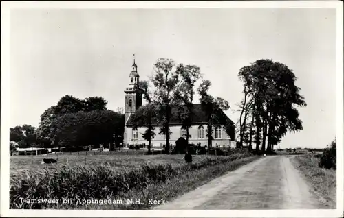 Ak Tjamsweer Appingedam Groningen Niederlande, Ned. Herv. Kerk