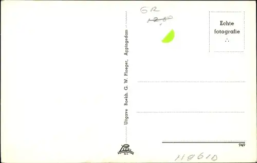 Ak Tjamsweer Appingedam Groningen Niederlande, Ned. Herv. Kerk