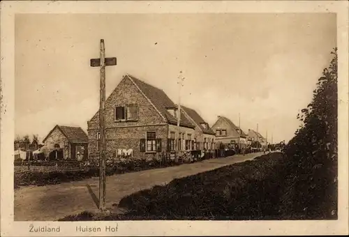 Ak Zuidland Südholland, Huisen Hof