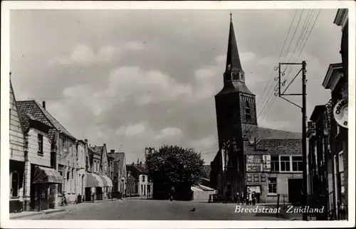 Ak Zuidland Südholland, Breedstraat