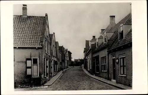 Ak Zuidland Südholland, Dorpsstraat