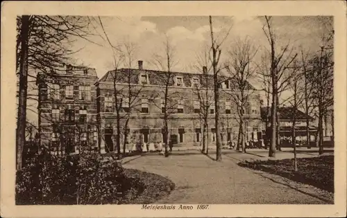 Ak Alphen aan den Rijn Südholland, Martha-Stichting, Meisjeshuis Anno 1897