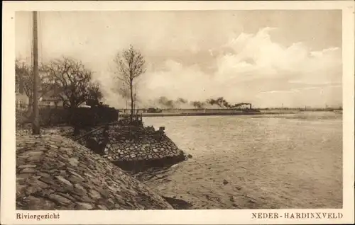 Ak Neder Hardinxveld Südholland, Riviergezicht