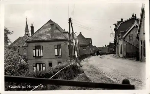 Ak Hardinxveld Südholland, Straßenpartie