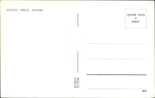 Ak Heeze Nordbrabant, Kasteel