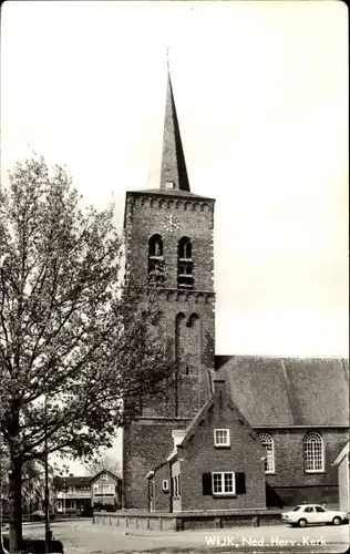 Ak Wijk en Aalburg Nordbrabant, Ned. Herv. Kerk