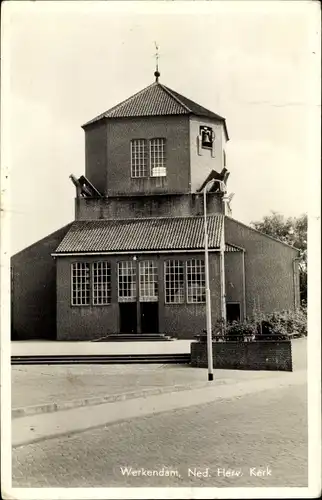 Ak Woudrichem Nordbrabant, Ned. Herv. Kerk