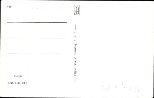 Ak Uitwijk Nordbrabant Niederlande, Ned. Herv. Kerk