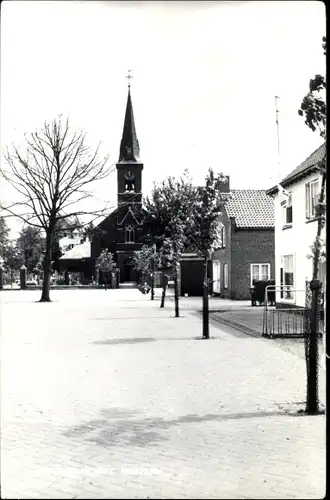 Ak Borkel en Schaft Nordbrabant Niederlande, Kerkplein