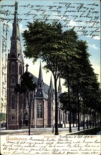 Ak Eindhoven Nordbrabant Niederlande, Paterskerk