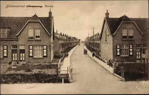 Ak Pernis Rotterdam Südholland Niederlande, Julianastraat
