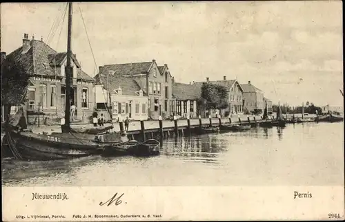 Ak Pernis Rotterdam Südholland Niederlande, Nieuwendijk